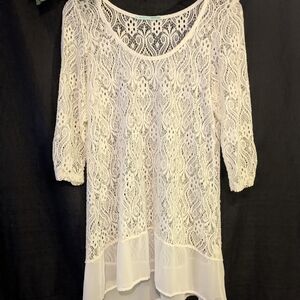 Maurices Cream Lace Blouse